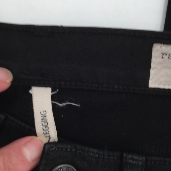 Rag & Bone black coated legging jeans skinny women 25 - Picture 8 of 8